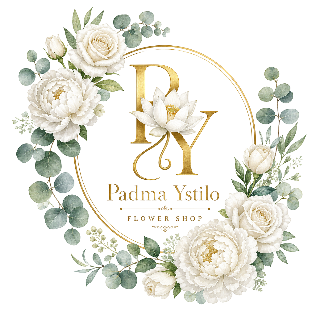 Padma Ystilo Flower Shop floral emblem
